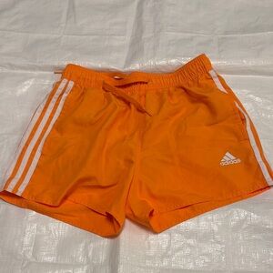 Adidas Men’s Bright Orange Athletic Shorts